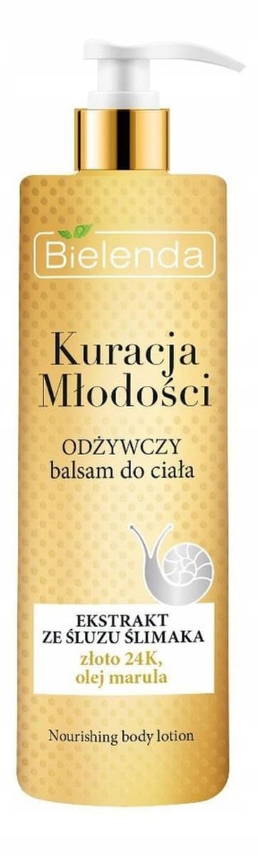 KURACJA MŁODOŚCI ODŻYWCZY BALSAM DO CIAŁA Z EKSTRAKTEM ZE ŚLUZU ŚLIMAKA