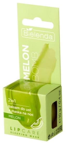 LIP CARE MELON BOMB 2W1 BALSAM DO UST+ MASKA NA NOC MELON produkt bez opakowania kartonowego