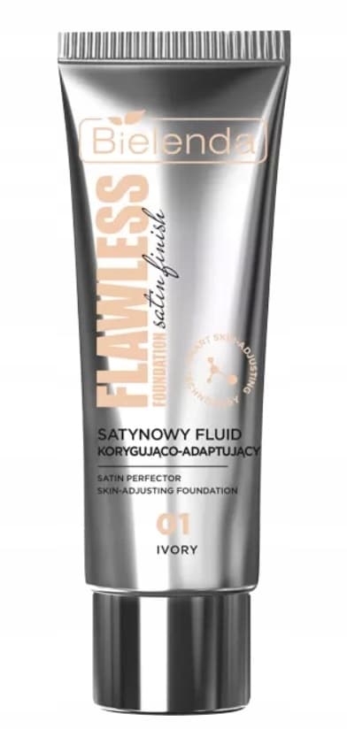 Flawless Foundation satynowy fluid korygująco-adaptujący 01 Ivory
