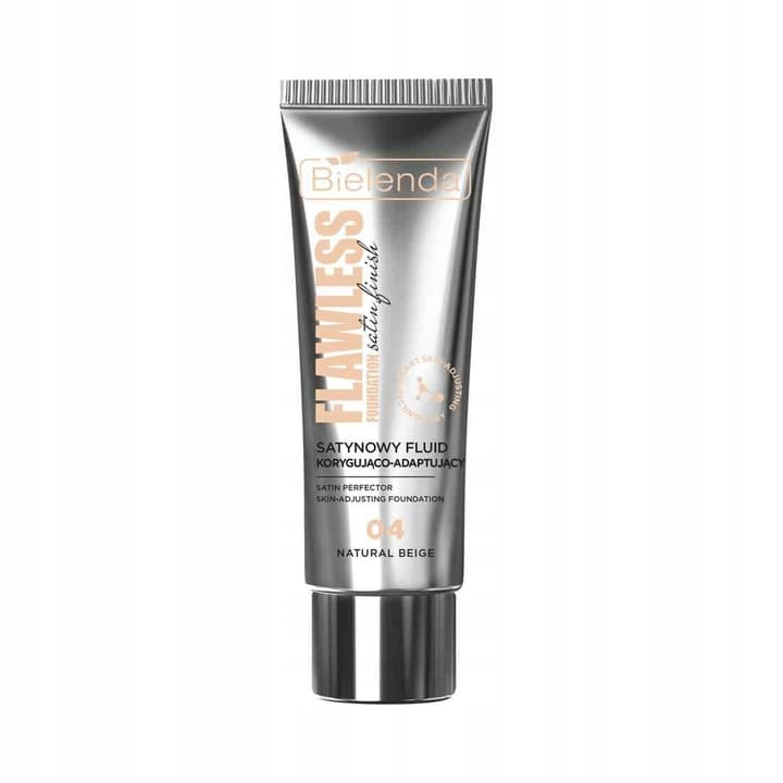FLAWLESS FOUNDATION SATYNOWY FLUID KORYGUJĄCO-ADAPTUJĄCY 04 NATURAL BEIGE wyprzedaż