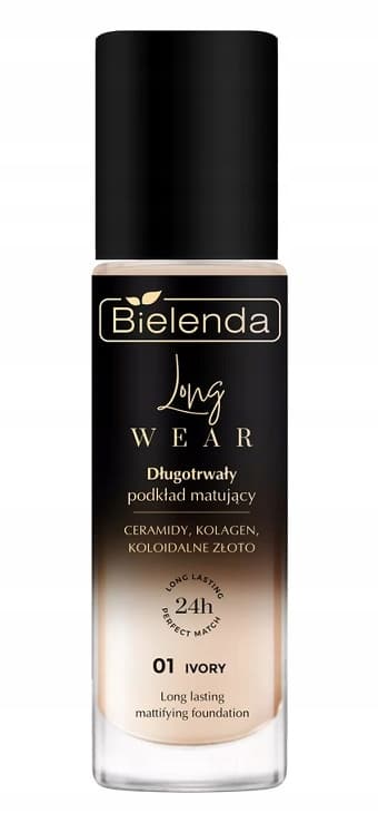 Long Wear Long Lasting Mattifying Foundation - Długotrwały podkład matujący - - 01 Ivory