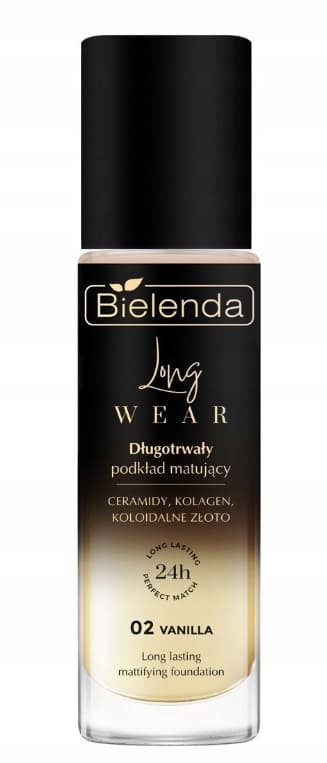 MAKE-UP LONG WEAR DŁUGOTRWAŁY PODKŁAD MATUJĄCY 02 VANILLA