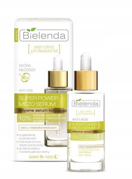 SKIN CLINIC PROFESSIONAL AKTYWNE SERUM KORYGUJĄCE NA DZIEŃ I NOC produkt bez kartonowego opakowania