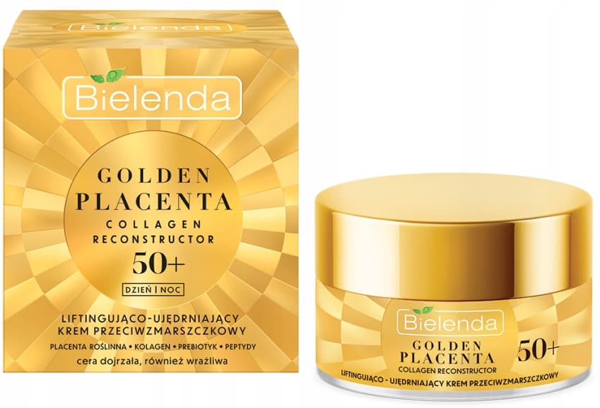 GOLDEN PLACENTA KREM LIFTINGUJĄCO-UJĘDRNIAJĄCY DZIEŃ NOC 50+