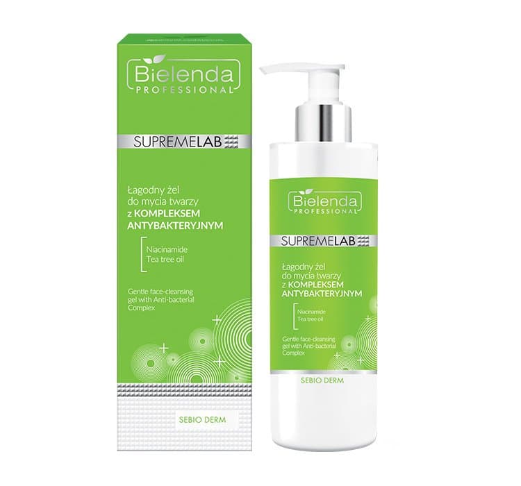 SUPREMELAB SEBIO DERM ŁAGODNY ŻEL DO MYCIA TWARZY produkt bez kartonowego opakowania