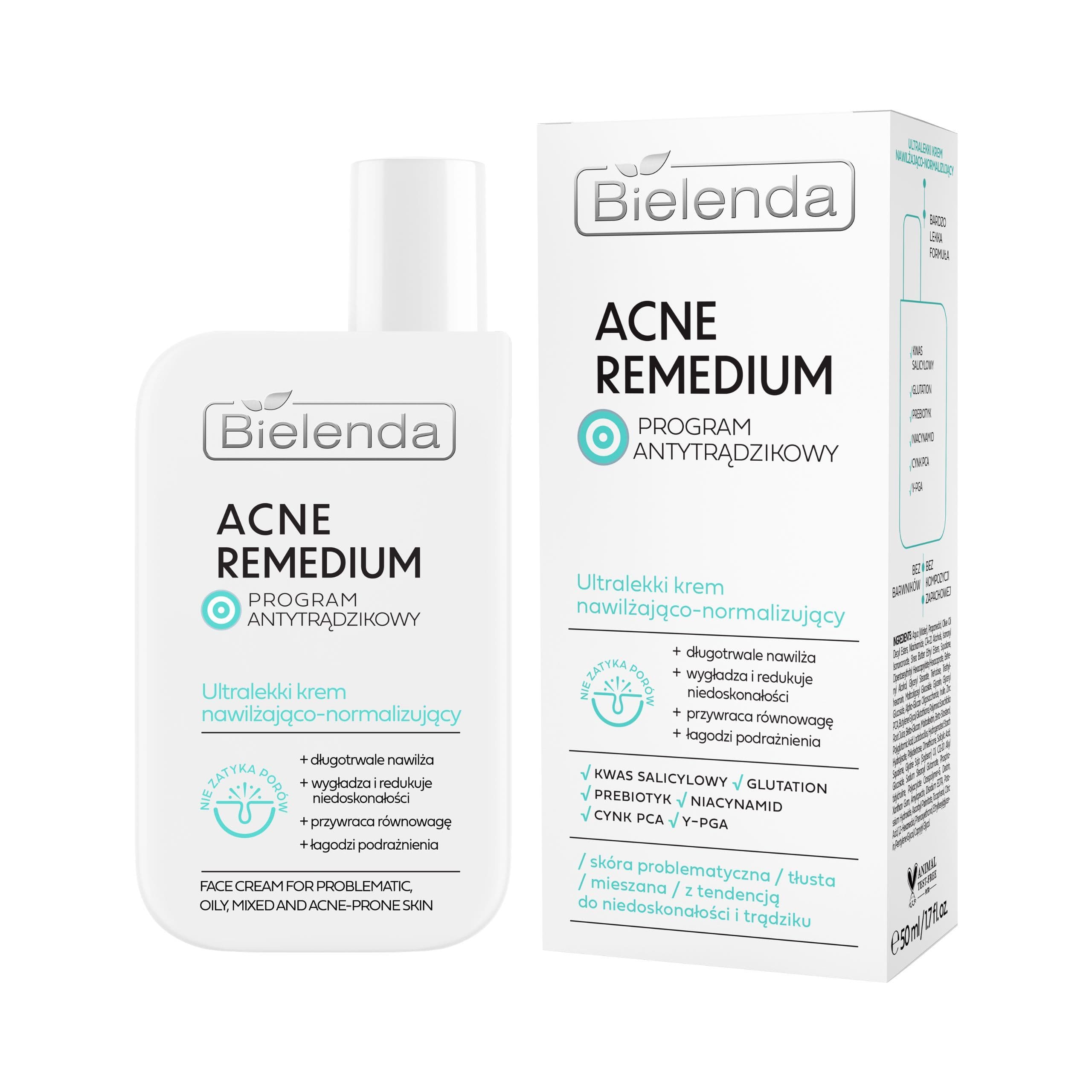 Acne Remedium krem do twarzy, nawilżająco-normalizujący