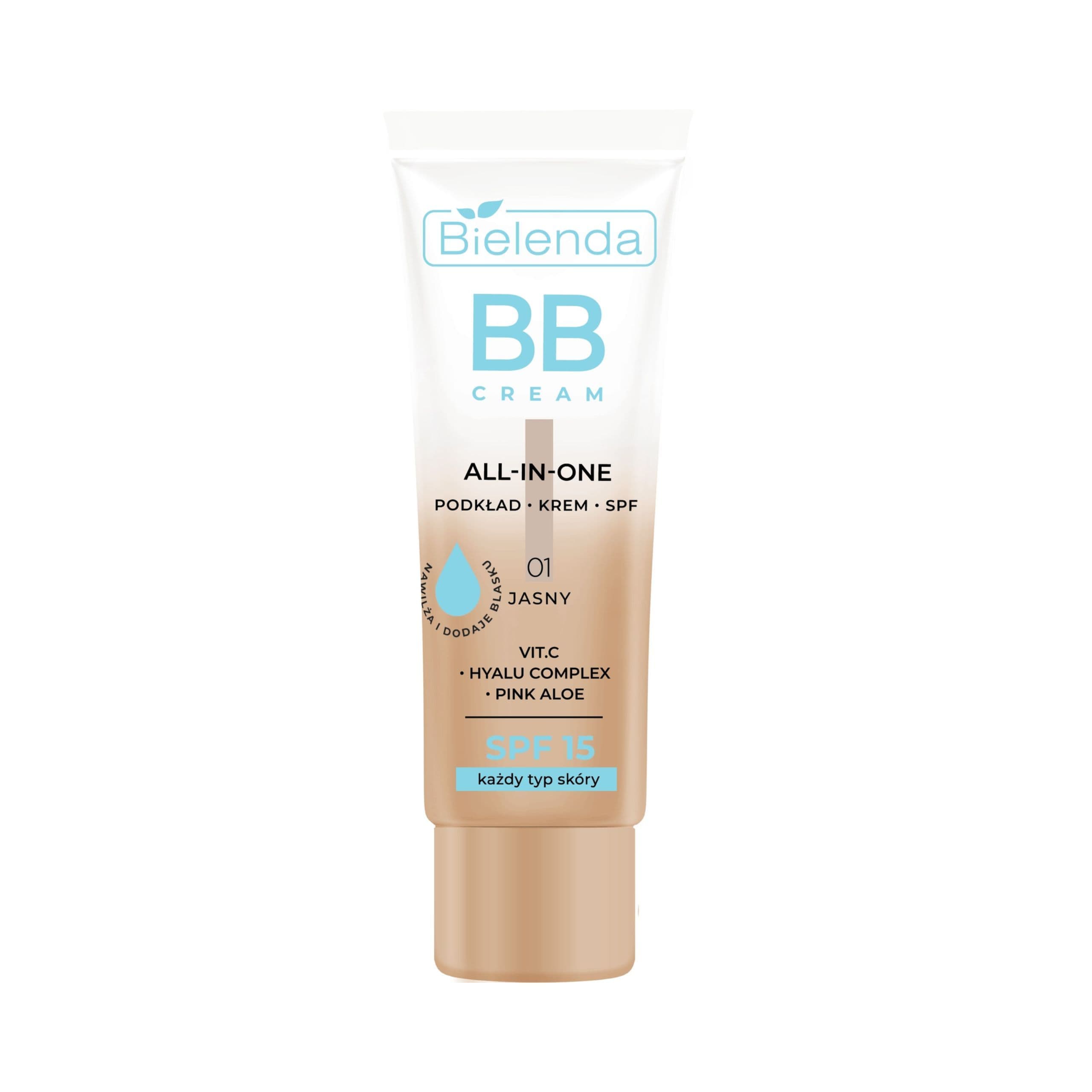 BB CREAM każdy typ skóry odcień 01 jasny