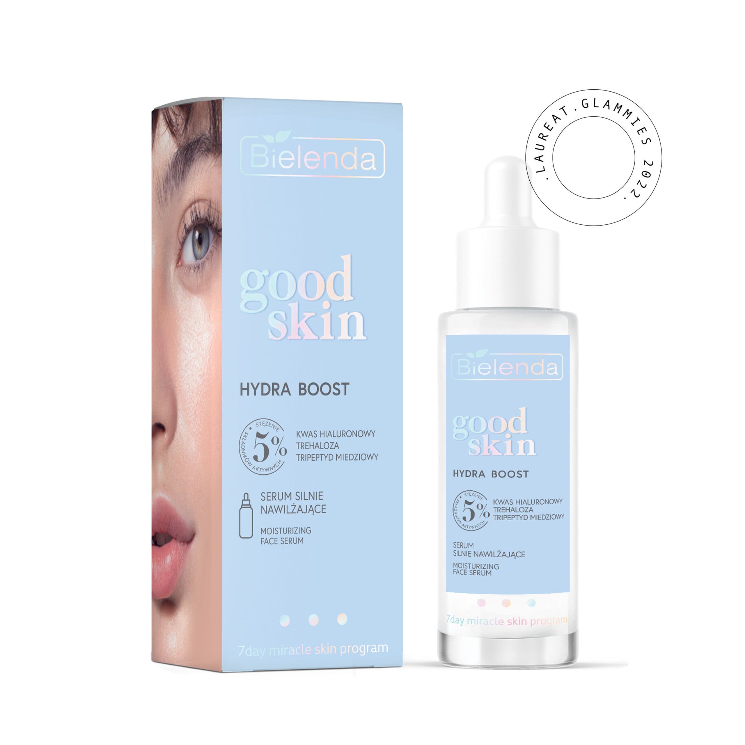 HYDRA BOOST - Serum silnie nawilżające - kwas hialuronowy, trehaloza, tripeptyd