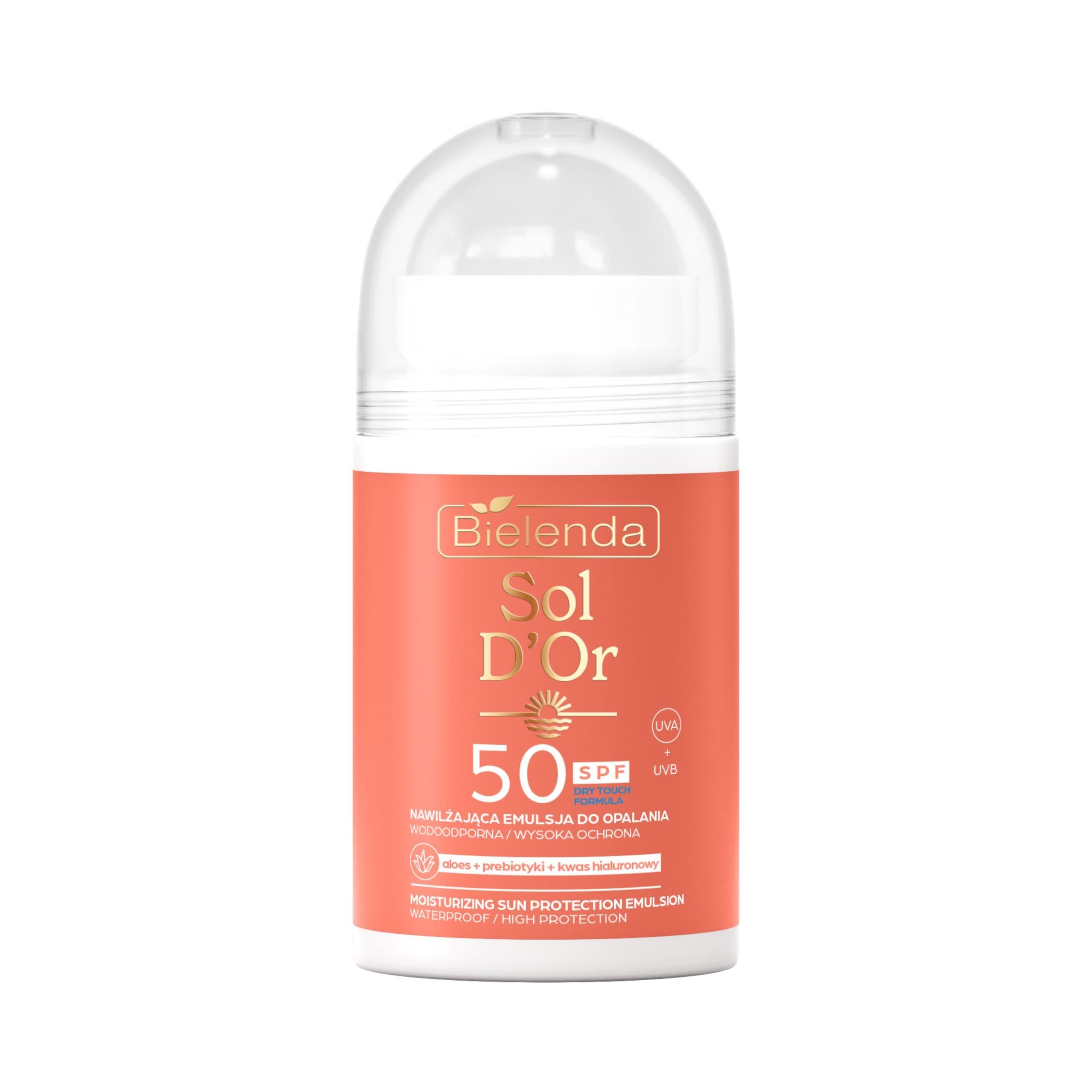 Nawilżająca emulsja do opalania SPF 50 - roll-on
