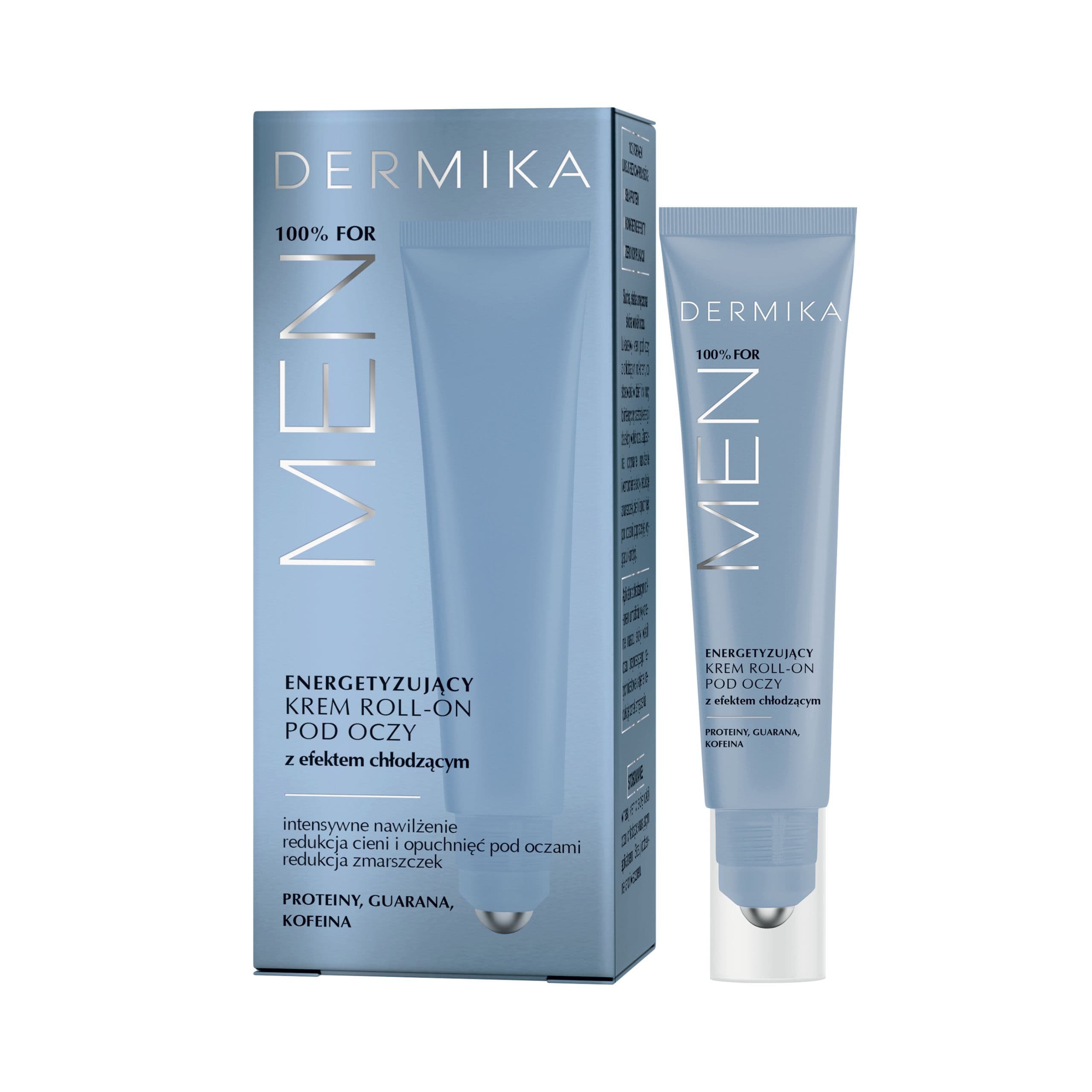 100% for Men krem pod oczy, energetyzujący, roll-on