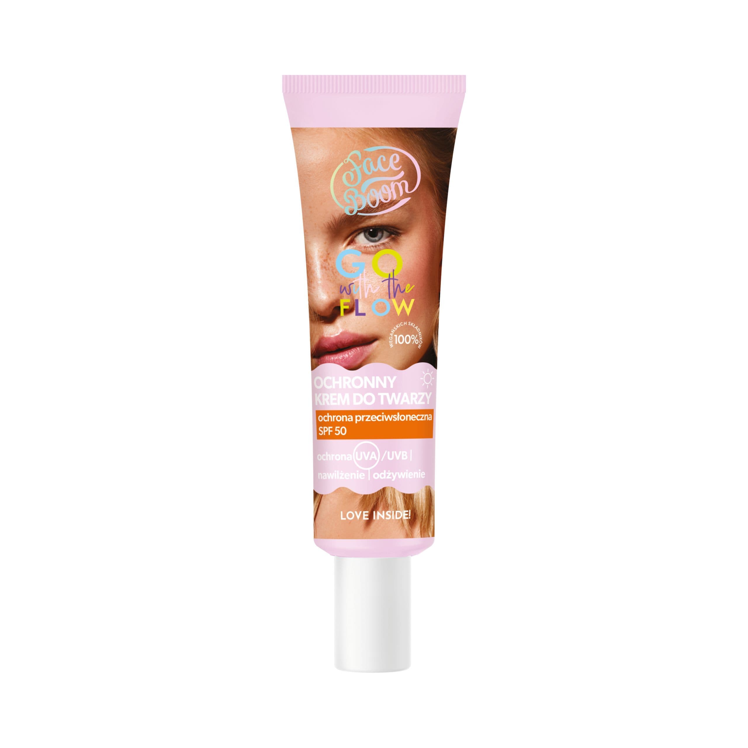 Ochronny krem do twarzy z wysoką ochroną SPF 50 Ochronny Uzdrowiciel