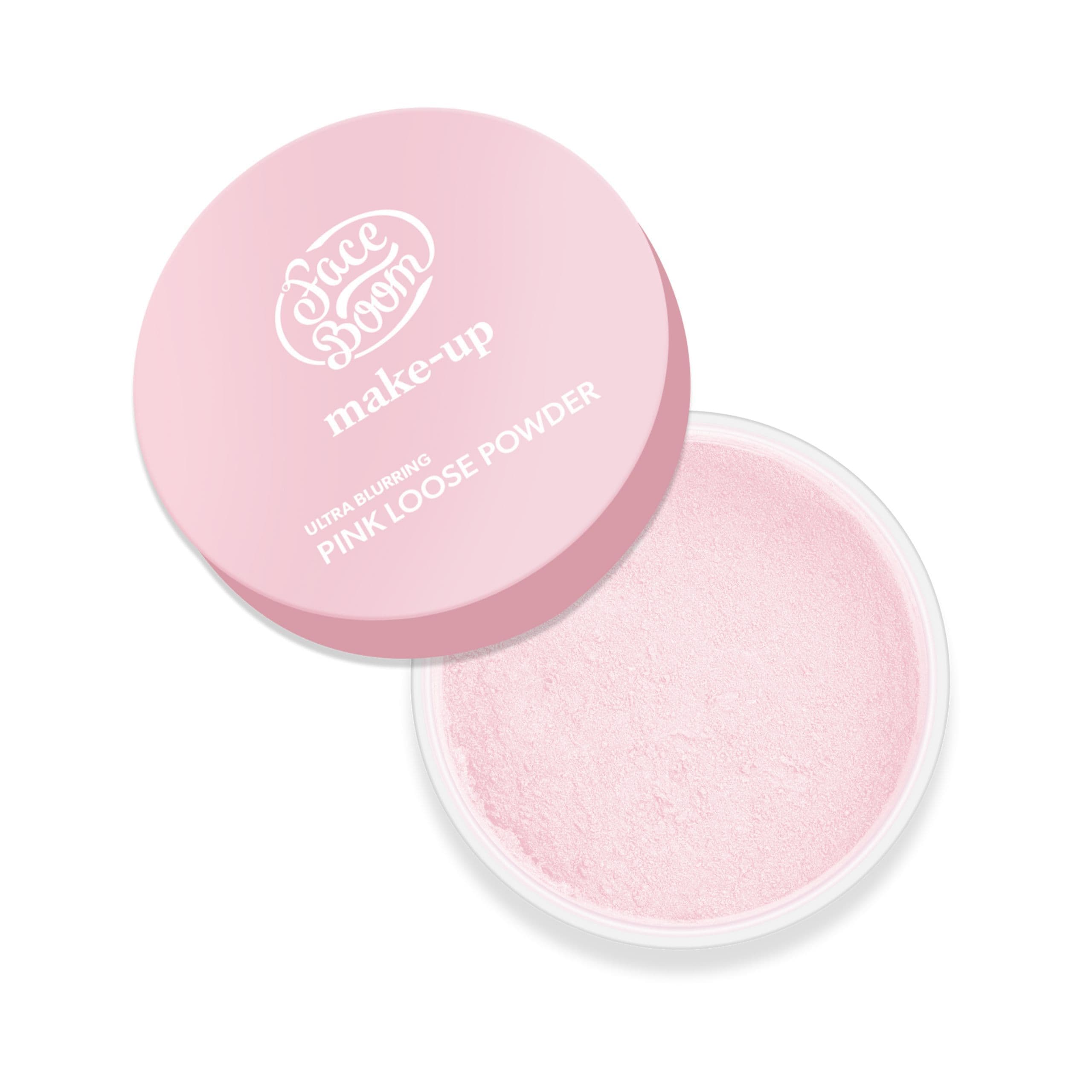 Puder pod oczy i do twarzy Ultra blurring pink loose powder- Perfekcyjny Kreator