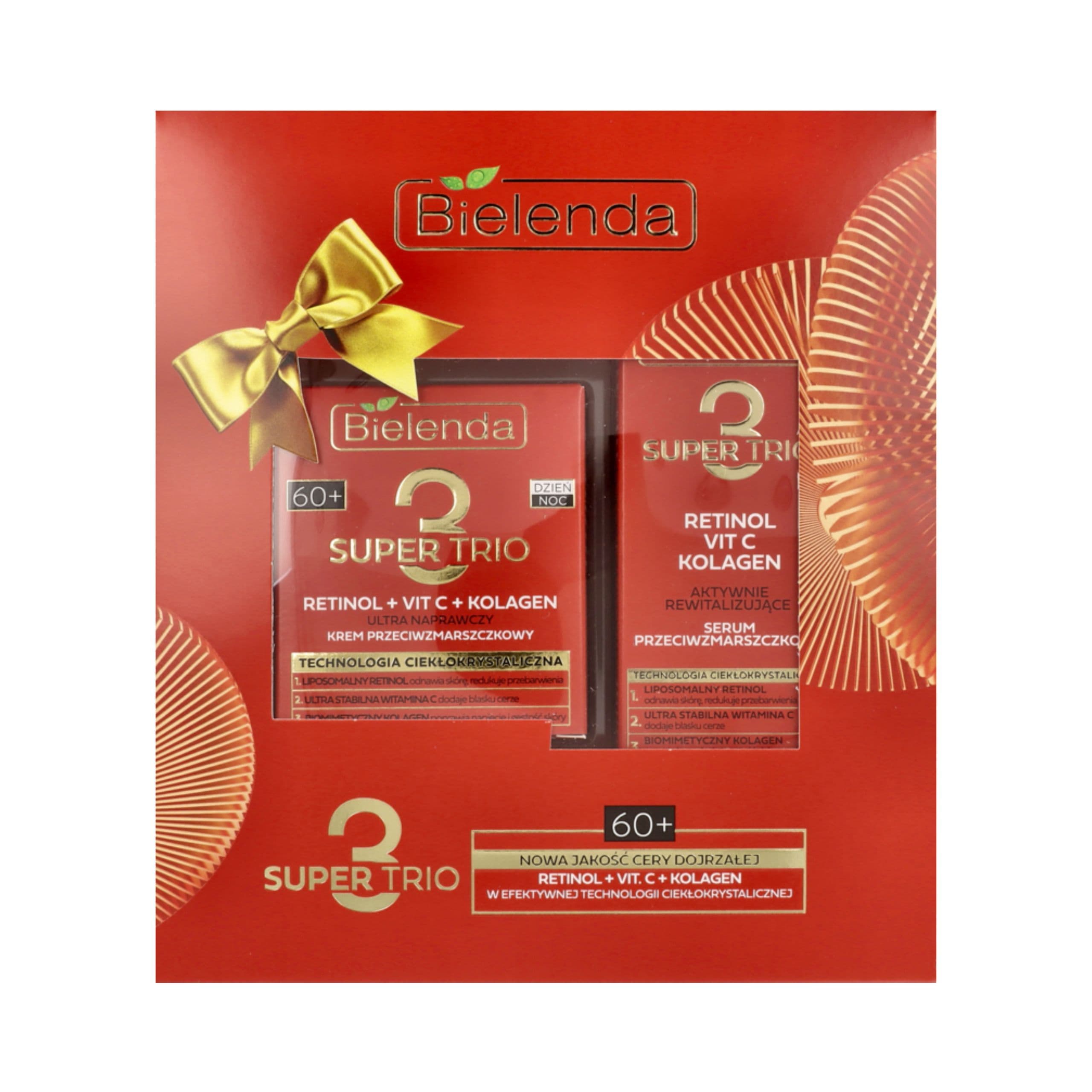 Zestaw przeciwzmarszczkowy Super Trio 60+ krem + serum