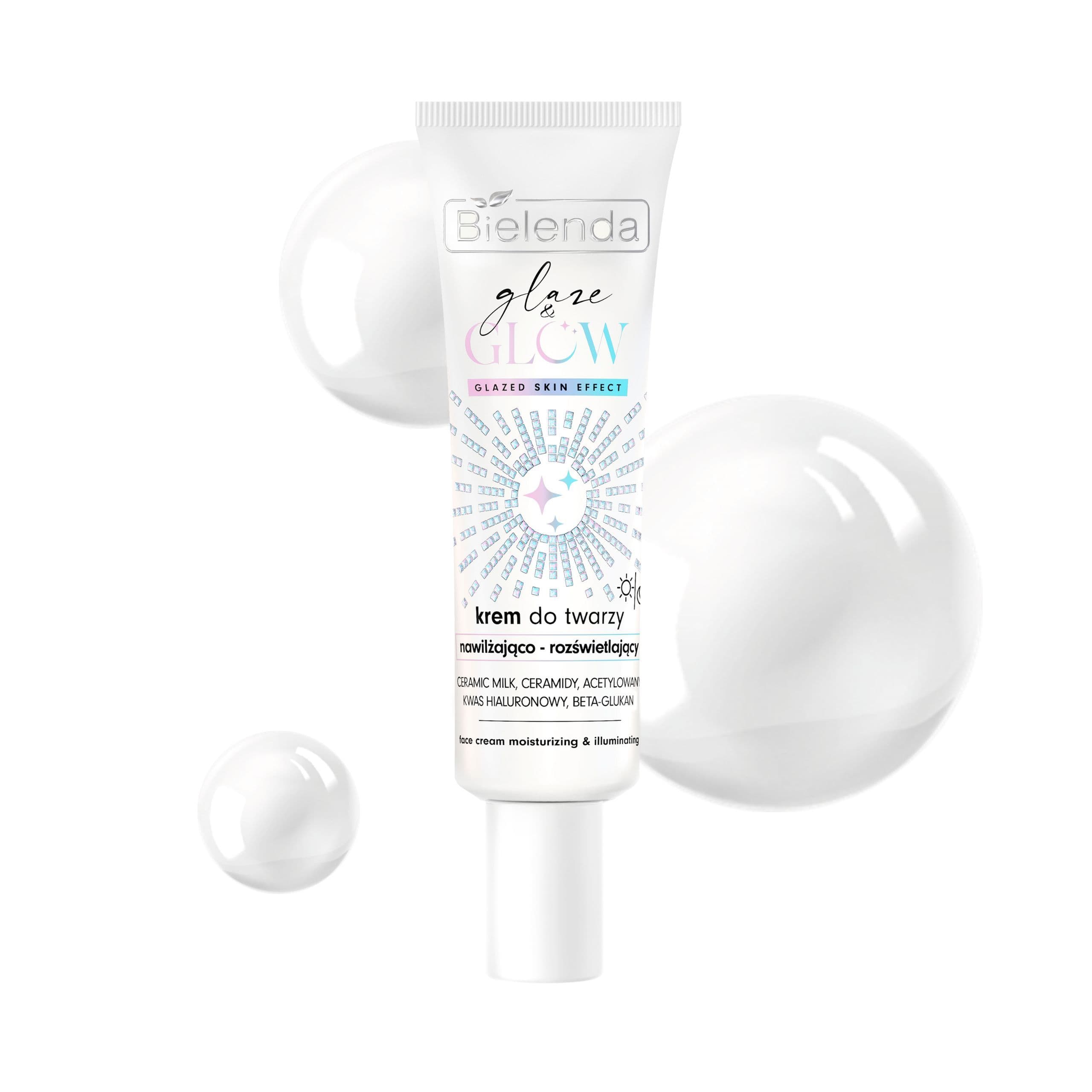 Krem nawilżająco - rozświetlający glazed skin effect