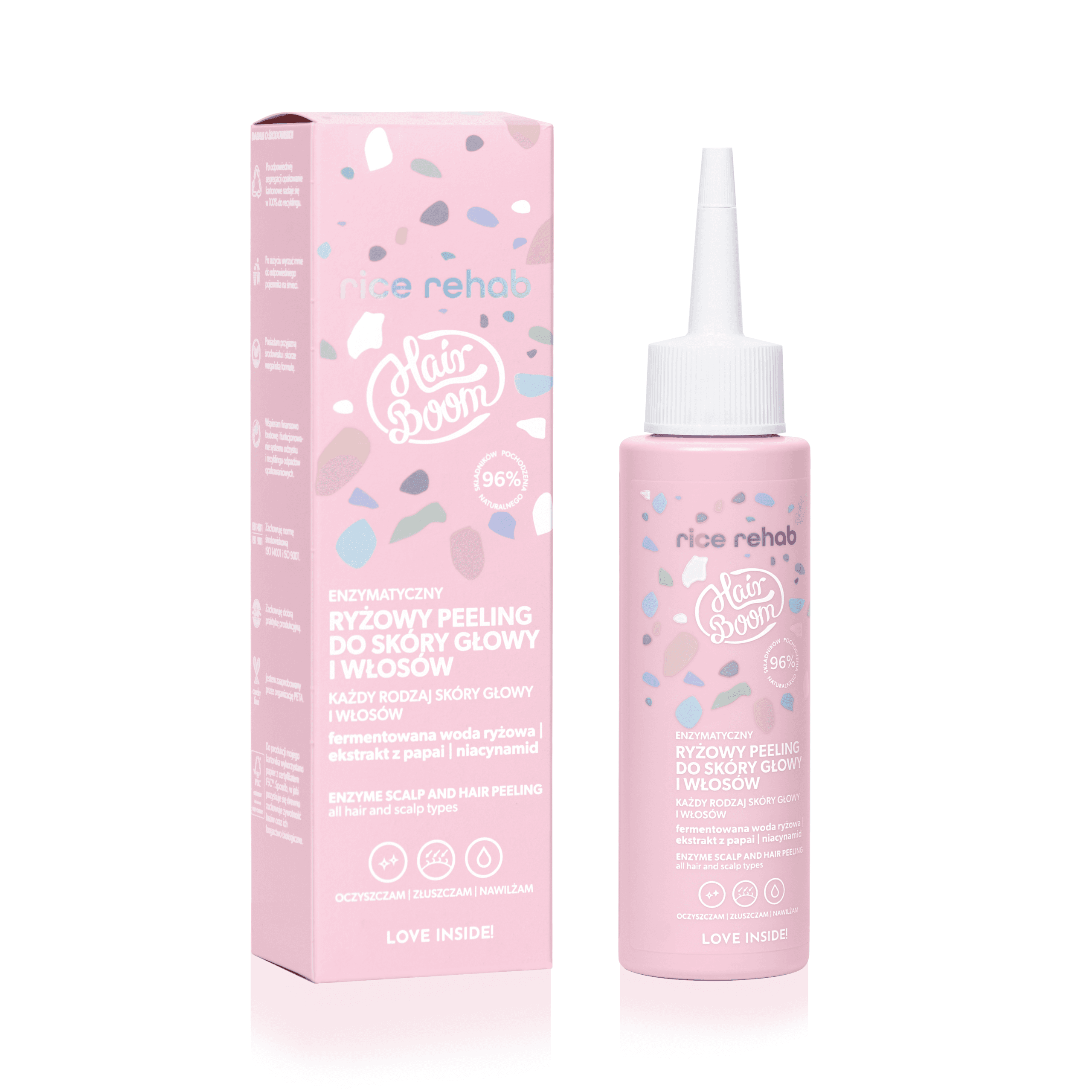 Enzymatyczny ryżowy peeling do skóry głowy i włosów Utalentowany Geniusz