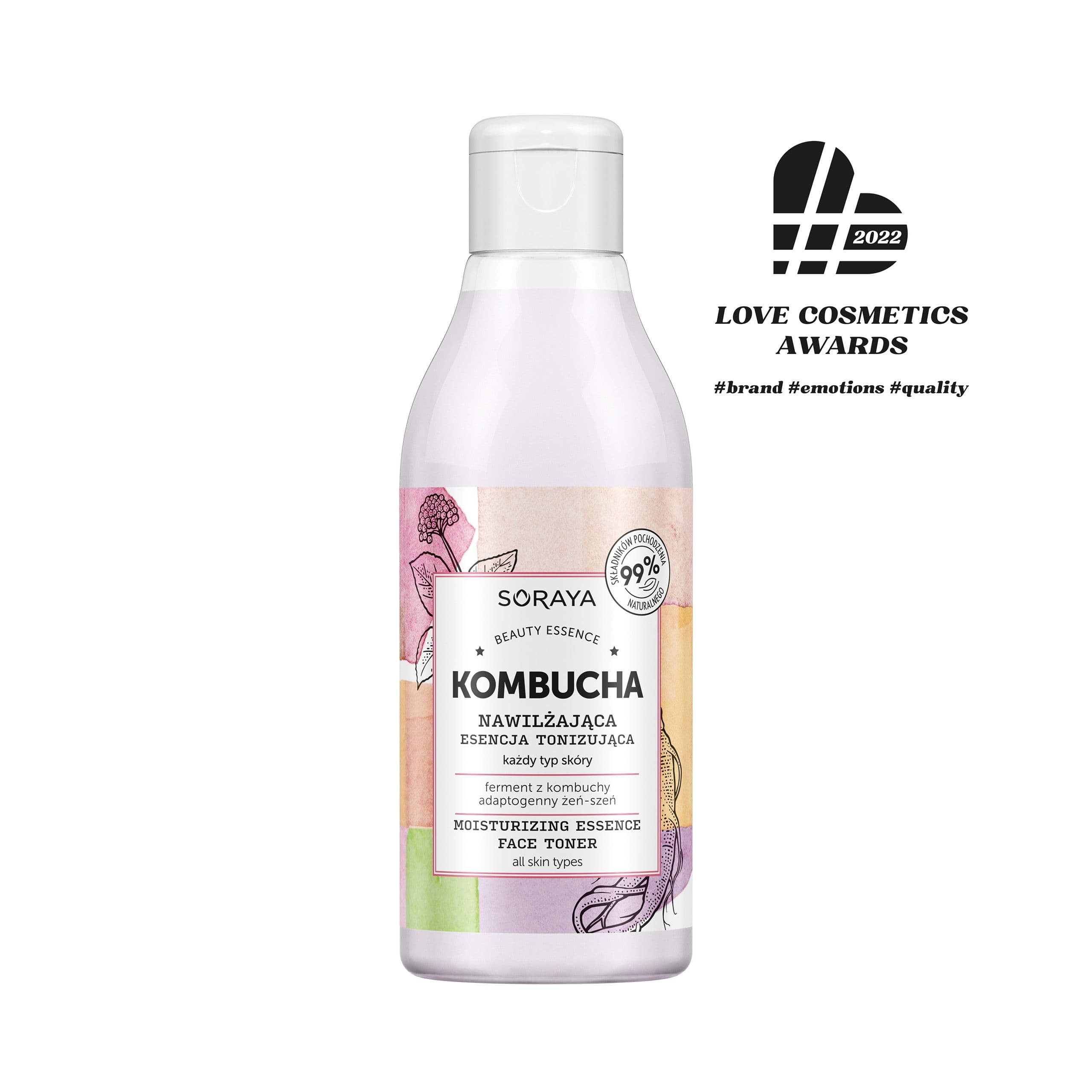 Nawilżająca esencja tonizująca KOMBUCHA