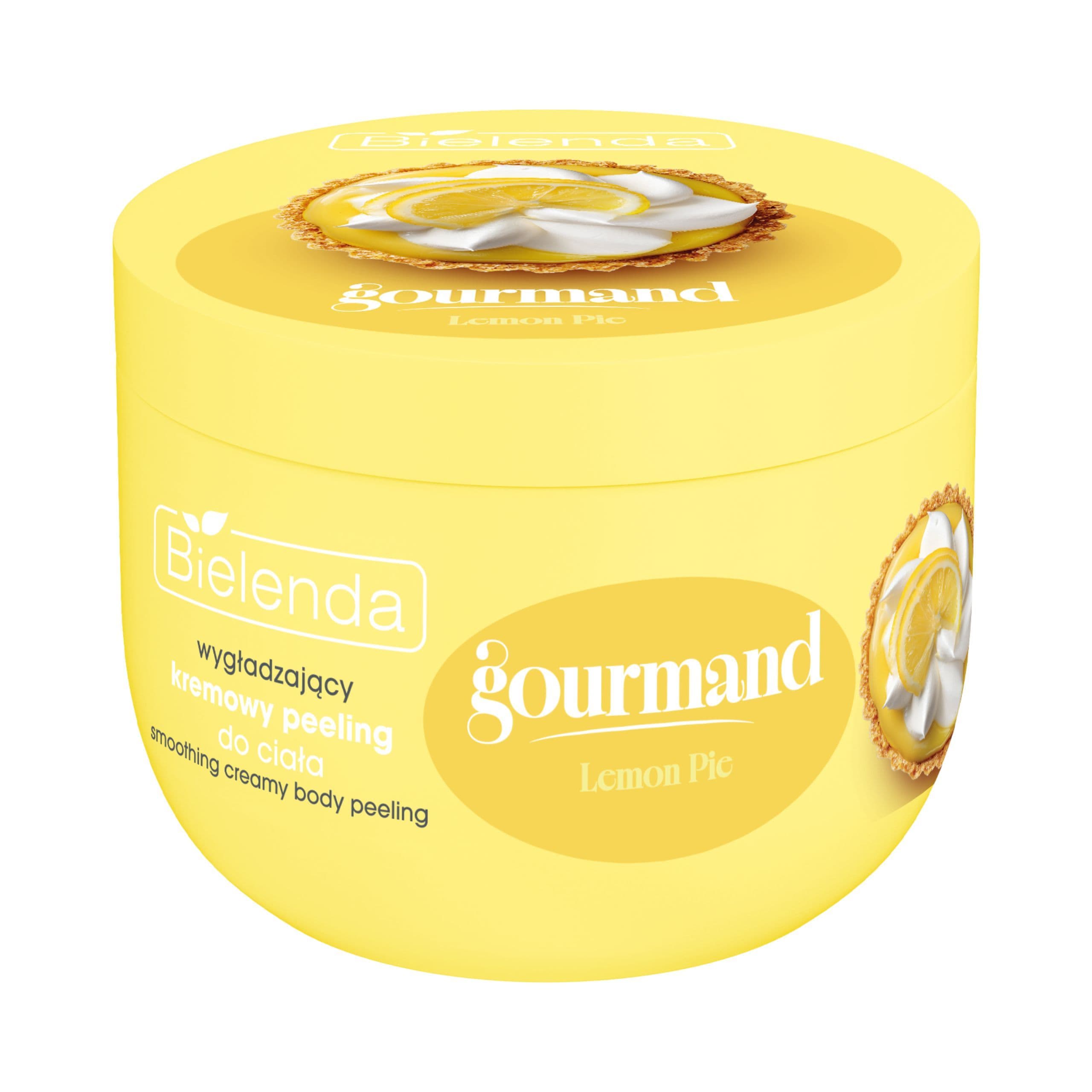 Gourmand Lemon Pie wygładzający kremowy peeling do ciała
