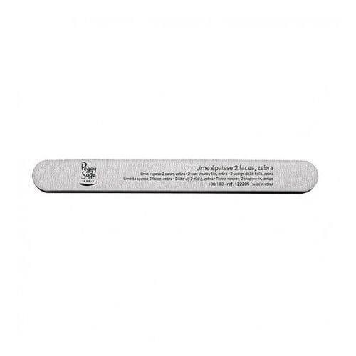 2-Way Giant Nail File Zebra Medium duży dwustronny pilnik do paznokci 180/180 Zebra