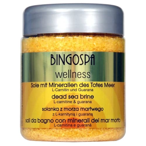 Wellness - Dead Sea Brine - Solanka z Morza Martwego z L-karnityną i guaraną -