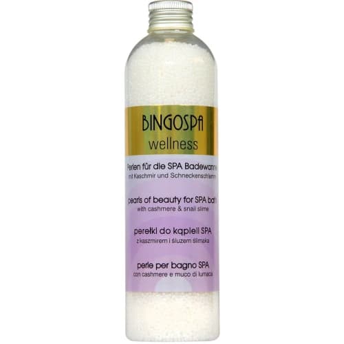 Wellness - Pearls of Beauty for SPA Bath - Perełki do kąpieli SPA z proteinami kaszmiru i śluzem ślimaka -