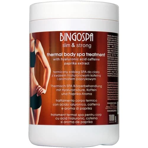 Slim&Strong Termiczny zabieg SPA z kwasem hialuronowym, kofeiną i aromatem paprykowym