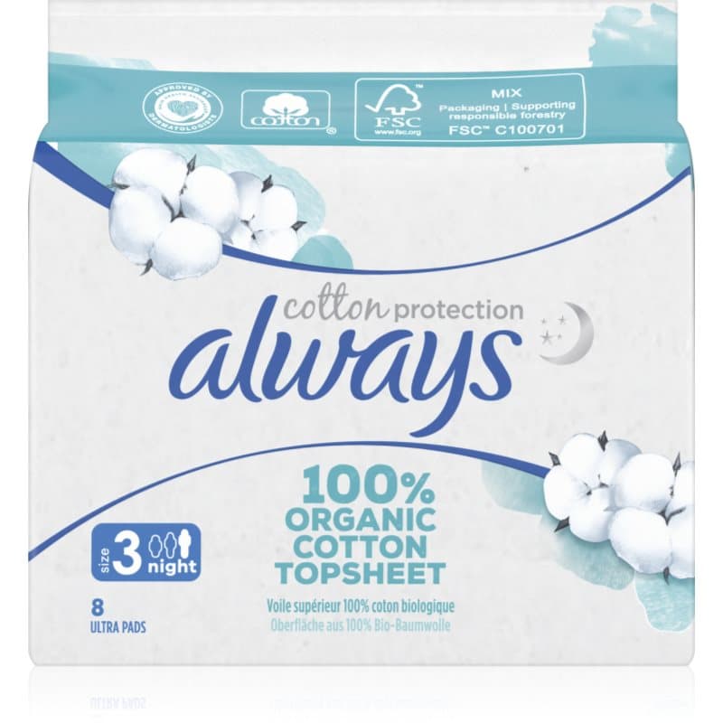 Cotton Protection Night podpaski nieperfumowany