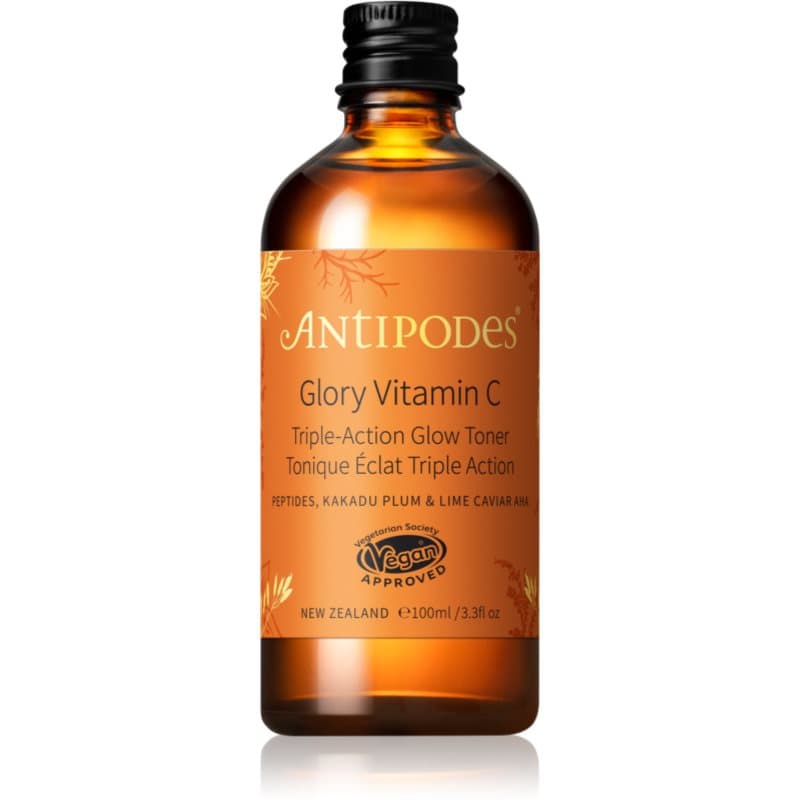 Glory Vitamin C Triple-Action Glow Toner tonik rozjaśniający do ujednolicenia kolorytu skóry