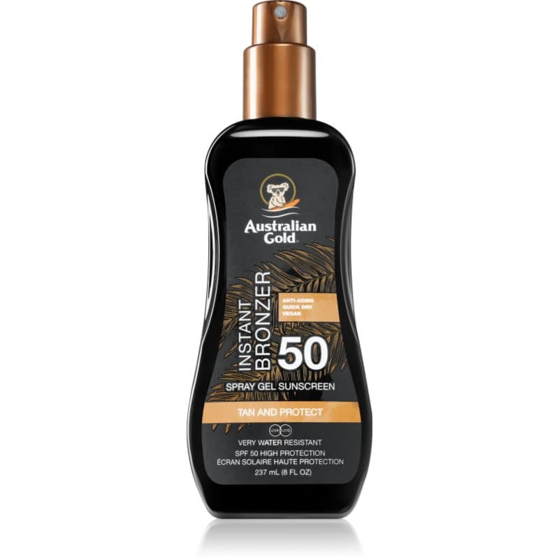 Spray Gel Sunscreen With Instant Bronzer spray brązujący SPF 50
