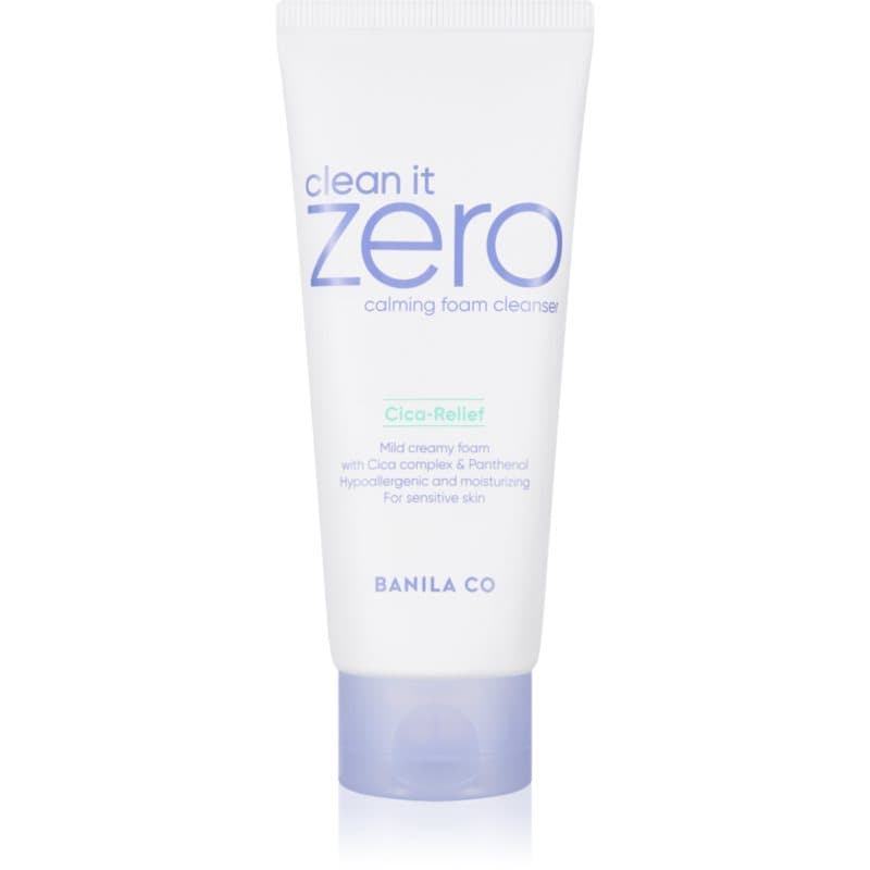 clean it zero calming kremowa pianka oczyszczająca do złagodzenia i wzmocnienia skóry wrażliwej