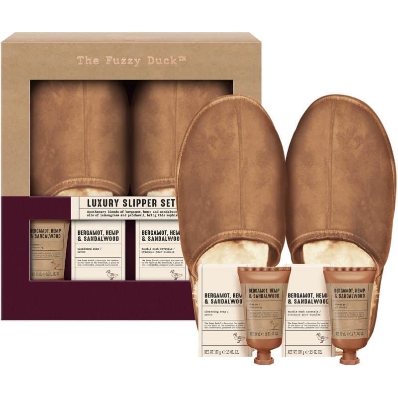 The Fuzzy Duck Bergamot, Hemp & Sandalwood zestaw upominkowy dla mężczyzn