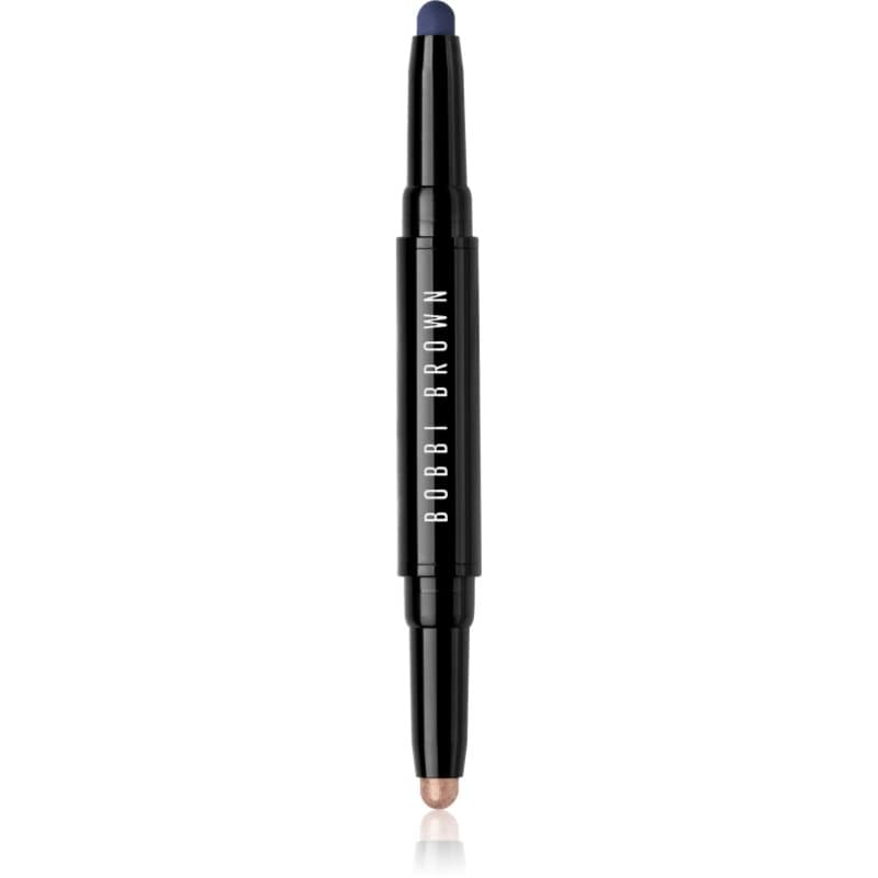 Long-Wear Dual-Ended Cream Shadow Stick cienie do powiek w kredce podwójne odcień Silk / Rich Navy