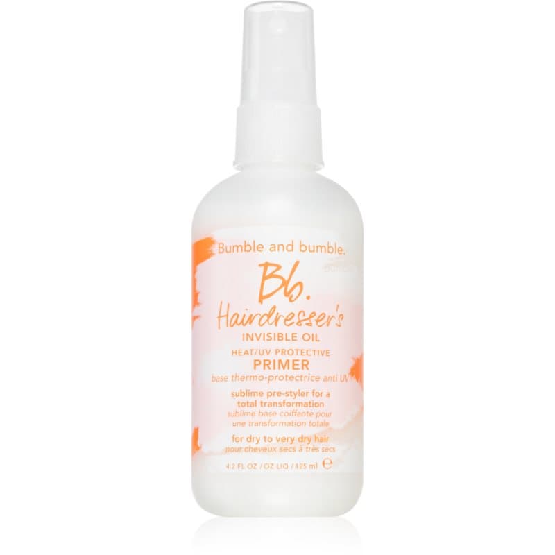 Hairdresser's Invisible Oil Heat/UV Protective Primer spray przed stylizacją dla doskonałego wyglądu włosów