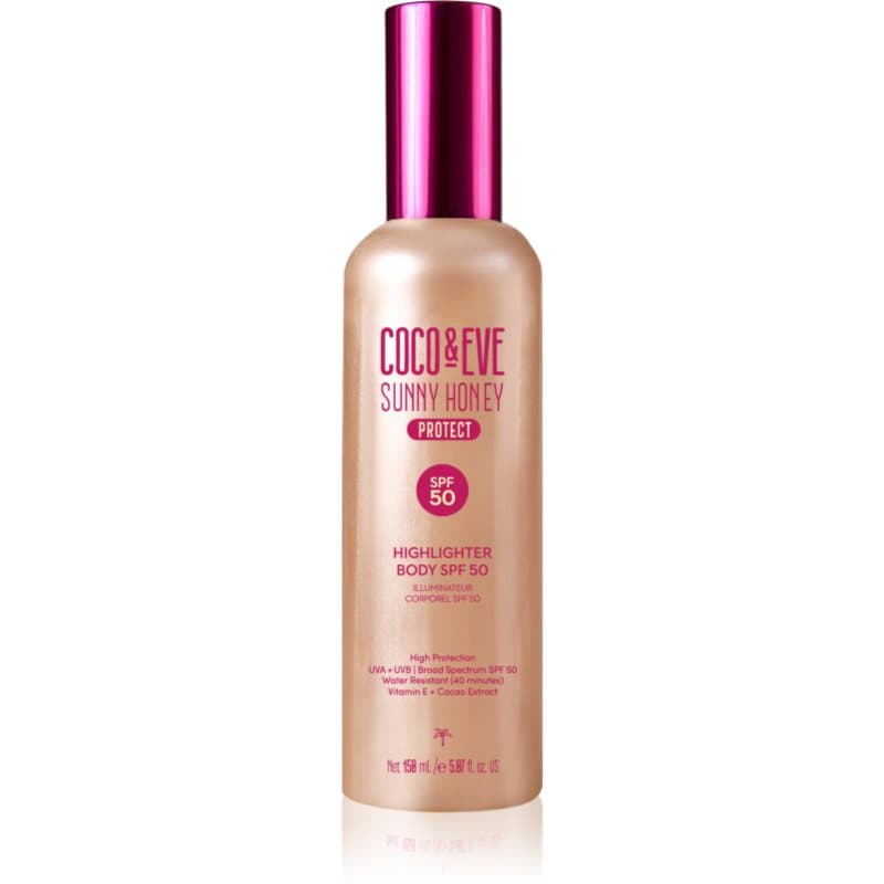 Sunny Honey Highlighter Body SPF 50 Ochrona przeciwsłoneczna