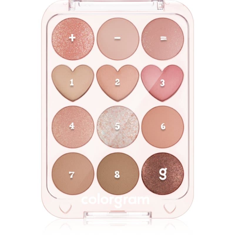Pin Point Eyeshadow Palette paleta cieni do powiek nadający doskonały wygląd odcień 02 Pink+Mauve