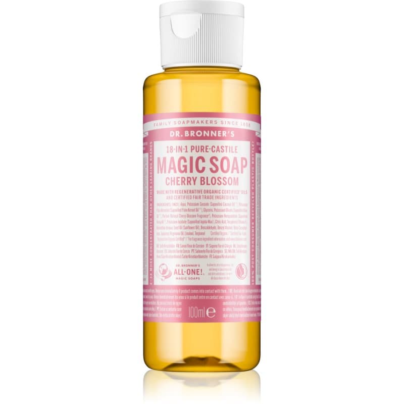 Bronner’s Cherry Blossom 18-in-1 Liquid Soap uniwersalne mydło w płynie