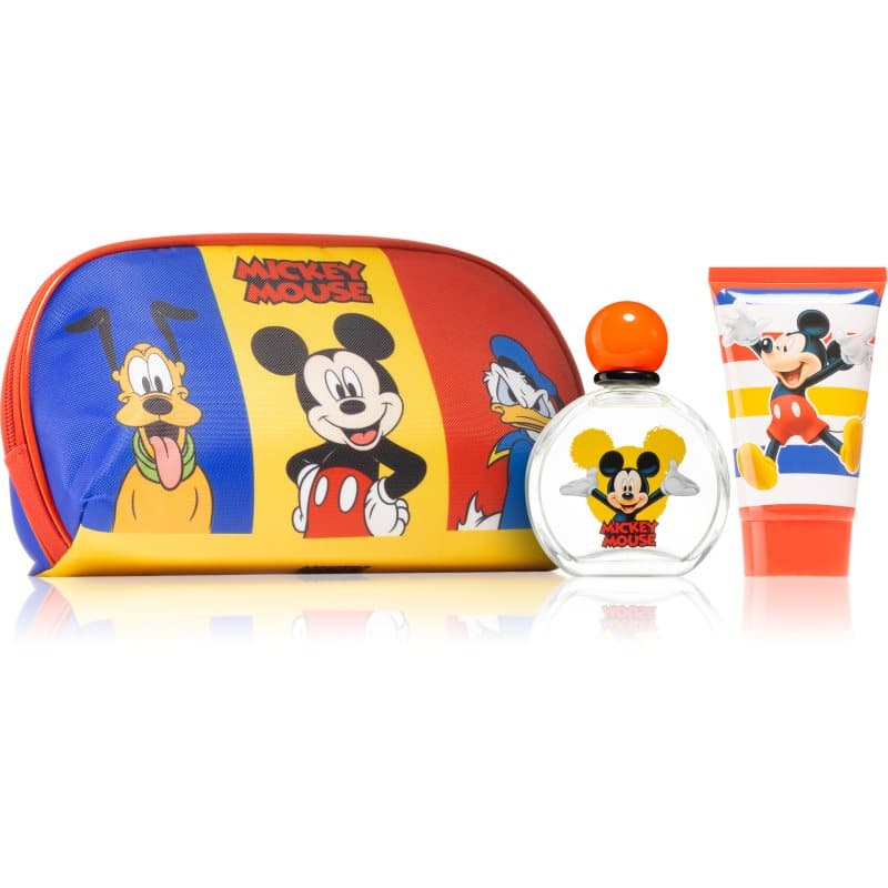 Disney Mickey Mouse Zestaw - woda toaletowa + żel pod prysznic + kosmetyczka
