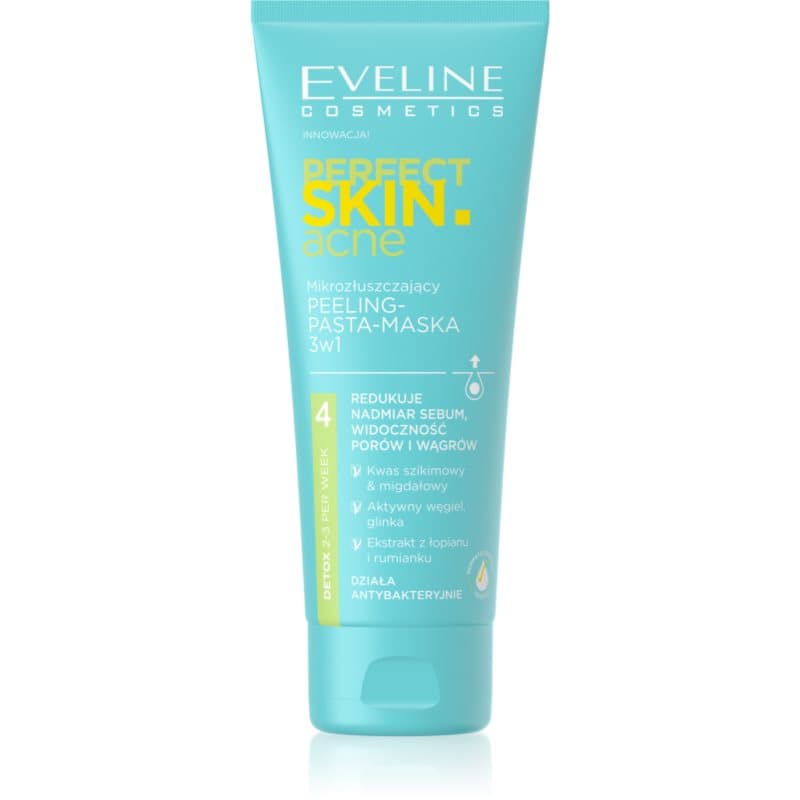 Perfect Skin Acne - Mikrozłuszczający peeling-pasta-maska 3w1 -