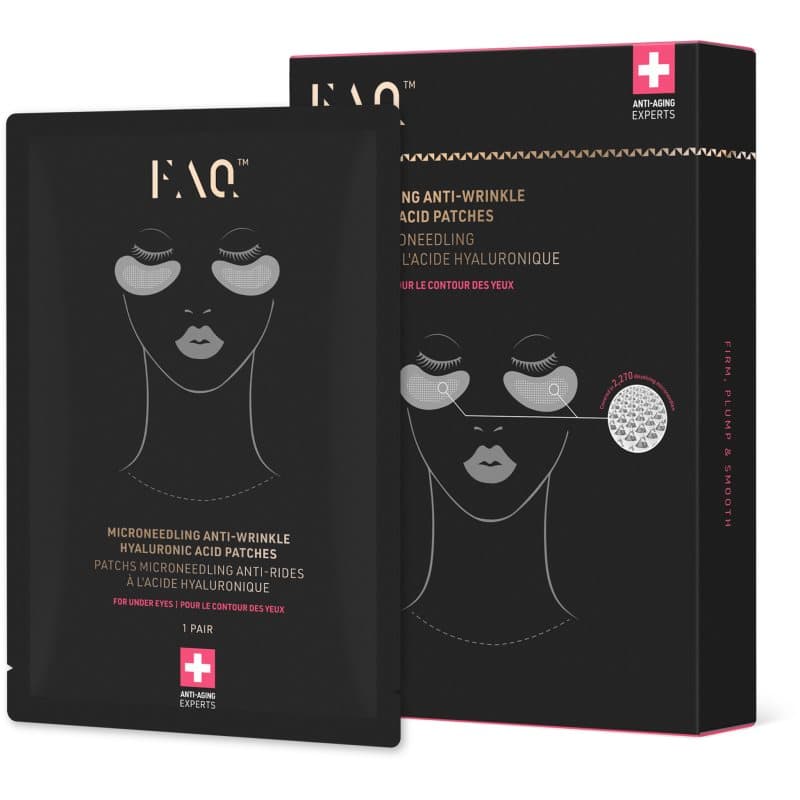 FAQ™ Microneedling Anti-Wrinkle plastry przeciwzmarszczkowe pod oczy z kwasem hialuronowym