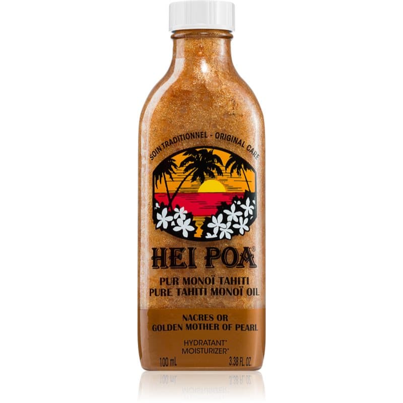 Pure Tahiti Monoï Oil Golden Mother of Pearl olejek wielofunkcyjny z brokatem