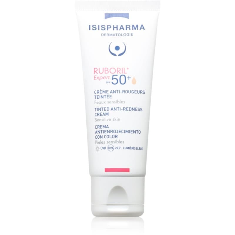 Ruboril Expert SPF 50+ tonujący krem nawilżający do skóry wrażliwej ze skłonnością do przebarwień SPF 50+