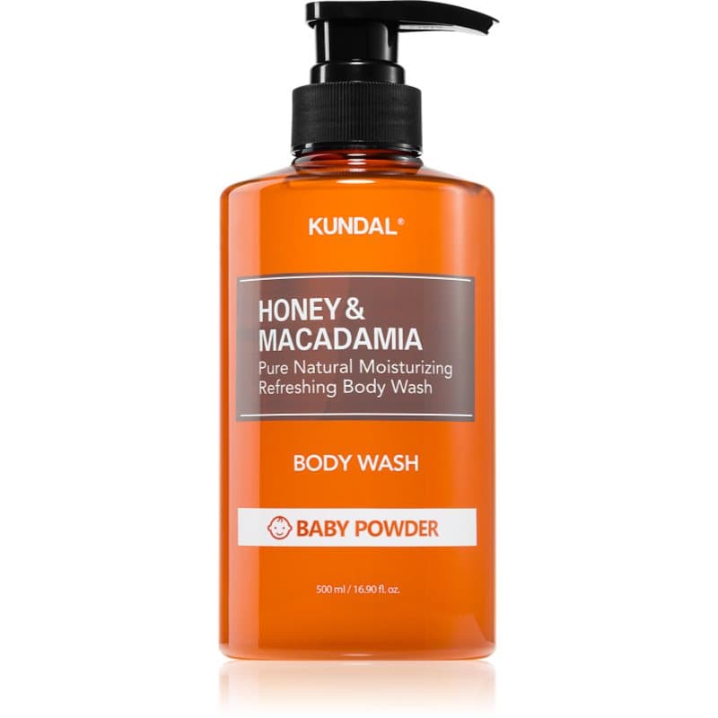 Honey & Macadamia Baby Powder delikatny żel pod prysznic o działaniu nawilżającym