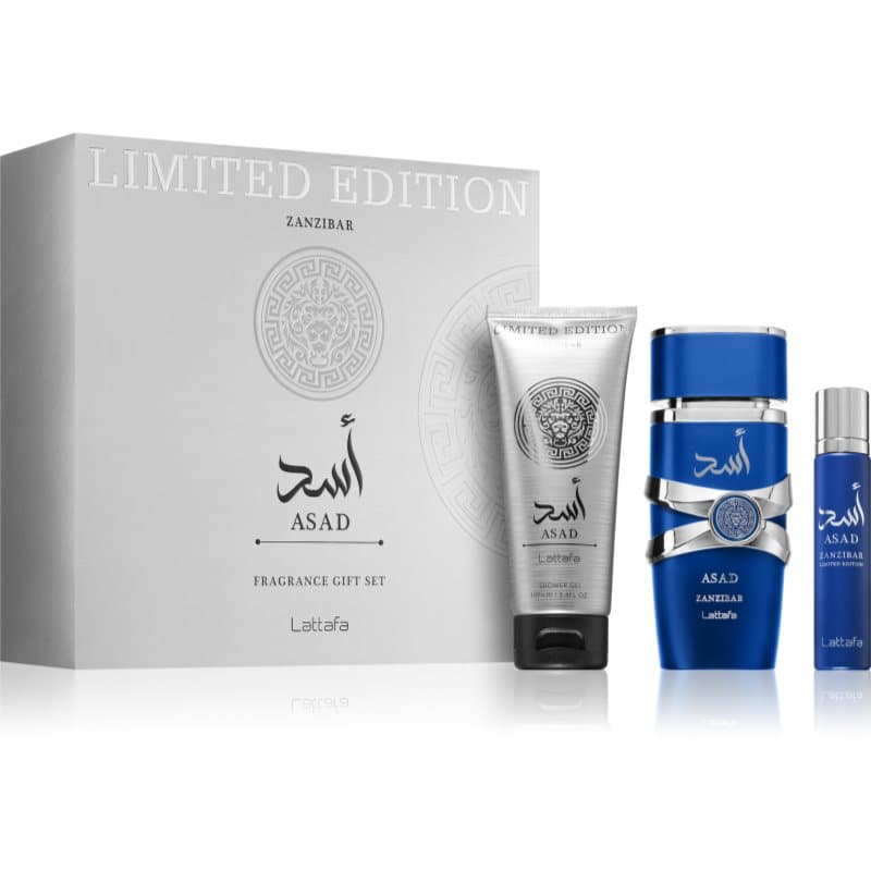 Asad Zanzibar zestaw: woda perfumowana + żel pod prysznic