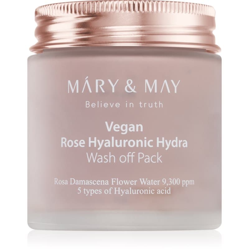 Rose Hyaluronic Hydra Wash off Pack intensywnie nawilżająca maseczka do twarzy o działaniu uspokajającym