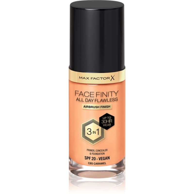 Facefinity All Day Flawless trwały podkład SPF 20 odcień 85 Caramel