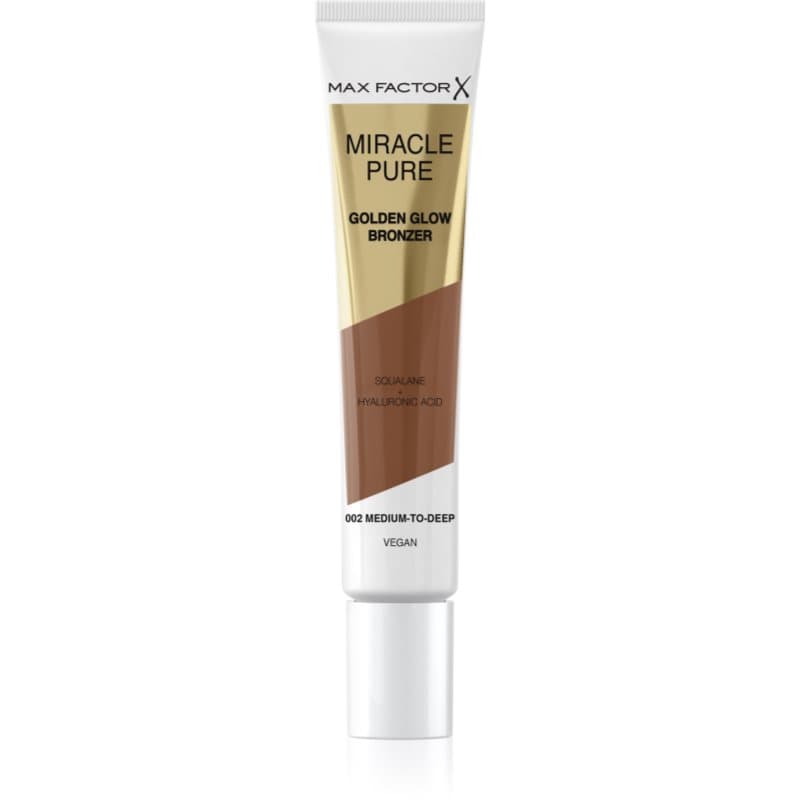 Miracle Pure bronzer kremowy z efektem rozświetlającym odcień 002 Medium to Dark