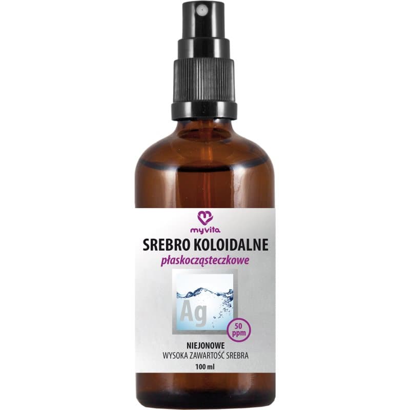 Srebro koloidalne 50 ppm oczyszczający tonik