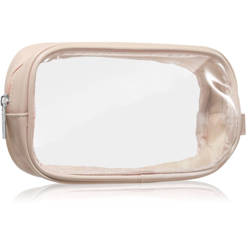Travel Collection Small Clear Organizer przezroczysta kosmetyczka transparentny S Beige 20x10cm