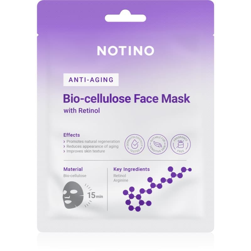 Anti-Aging Bio-Cellulose Face Mask with Retinol maseczka przeciwzmarszczkowa w płachcie