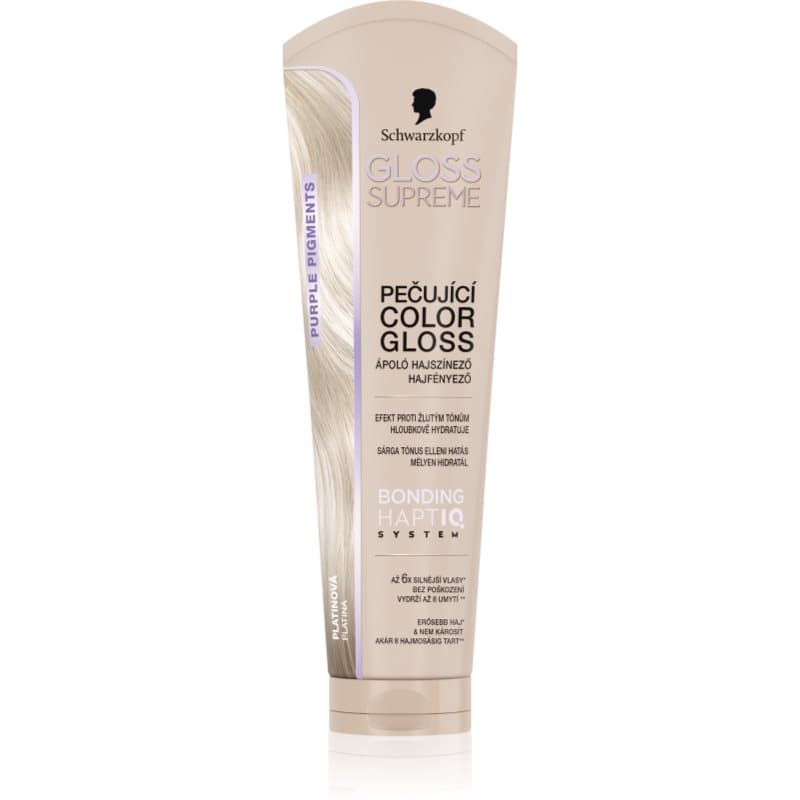 Creme Supreme Gloss maska koloryzująca nawilżający i dodający blasku odcień Platinum