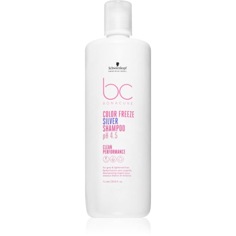 BC Bonacure Color Freeze Silver szampon srebrny do włosów blond i z balejażem